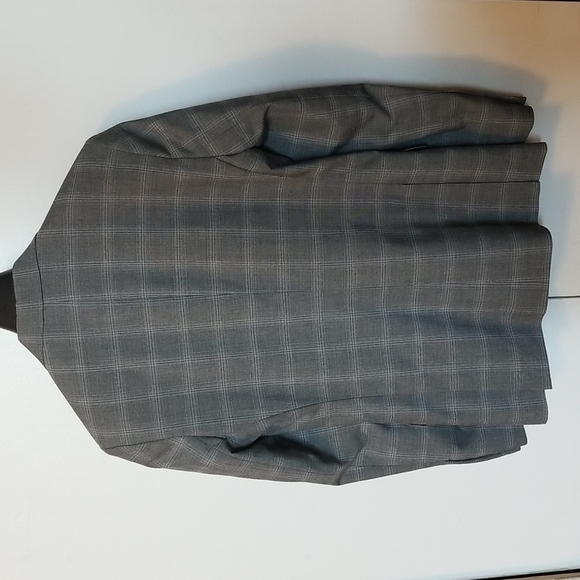 RW&Co size 36 grey/blue plaid tailored blazer - Picture 6 of 6
